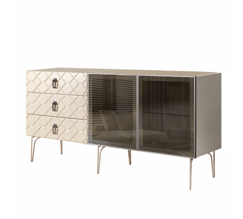 Комод для гостиной Богемия Фарфале (Bogemia Farfalle) БМКМ-4(Fa) [5]